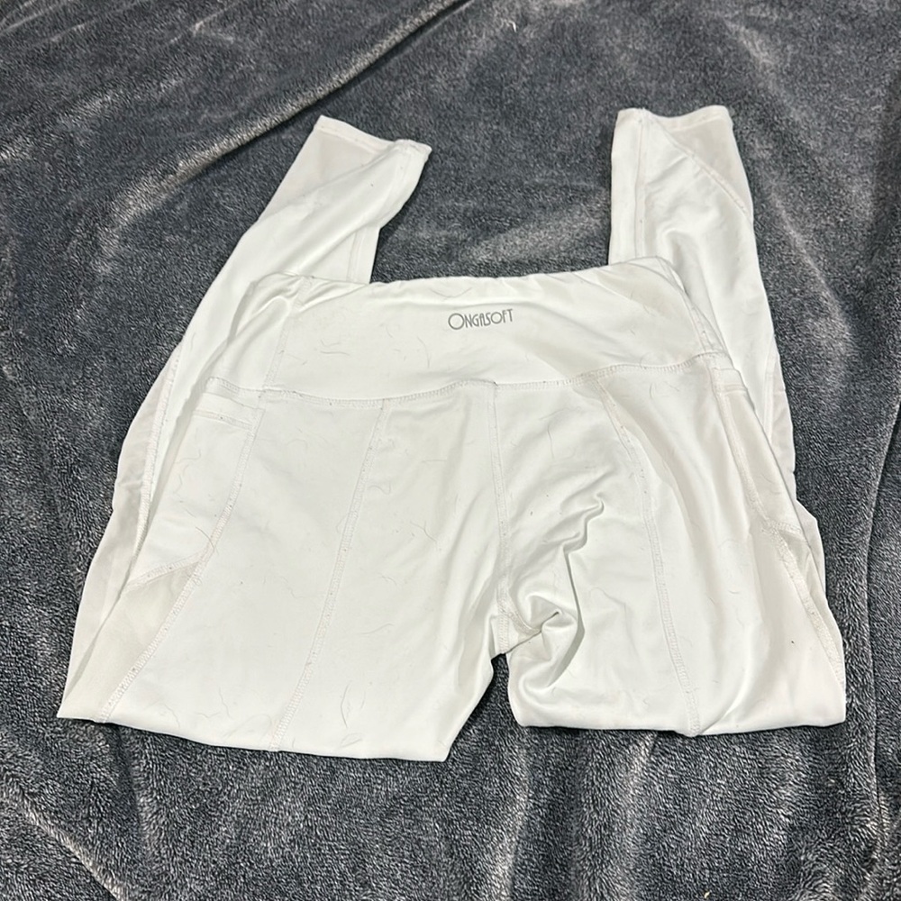 Ongasoft White Leggings